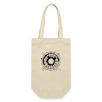 Sun Moon Mosaic Astrology Symbol Vector 4 - Gift Bag for Bottles - nature - Front