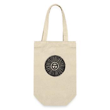 Sun Moon Mosaic Astrology mystical symbol 12 - Gift Bag for Bottles - nature - Front