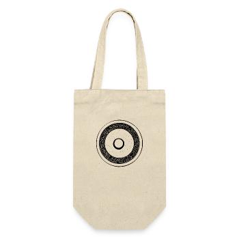 Sun Moon Mosaic Astrology mystical symbol 7 - Gift Bag for Bottles - nature - Front