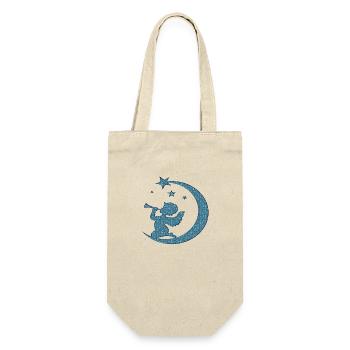 Merry Christmas Christmas xmas holiday winter santa nordic - Gift Bag for Bottles - nature - Front