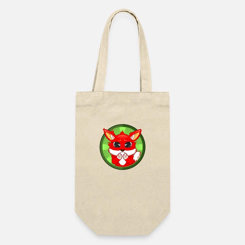 Fox big eyes - Gift Bag for Bottles - nature