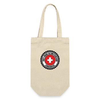 Schweiz - Geschenkbeutel für Flaschen - Natur - Vorne