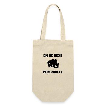 ON SE BOXE MON POULET - Sac à bouteille - nature - Devant