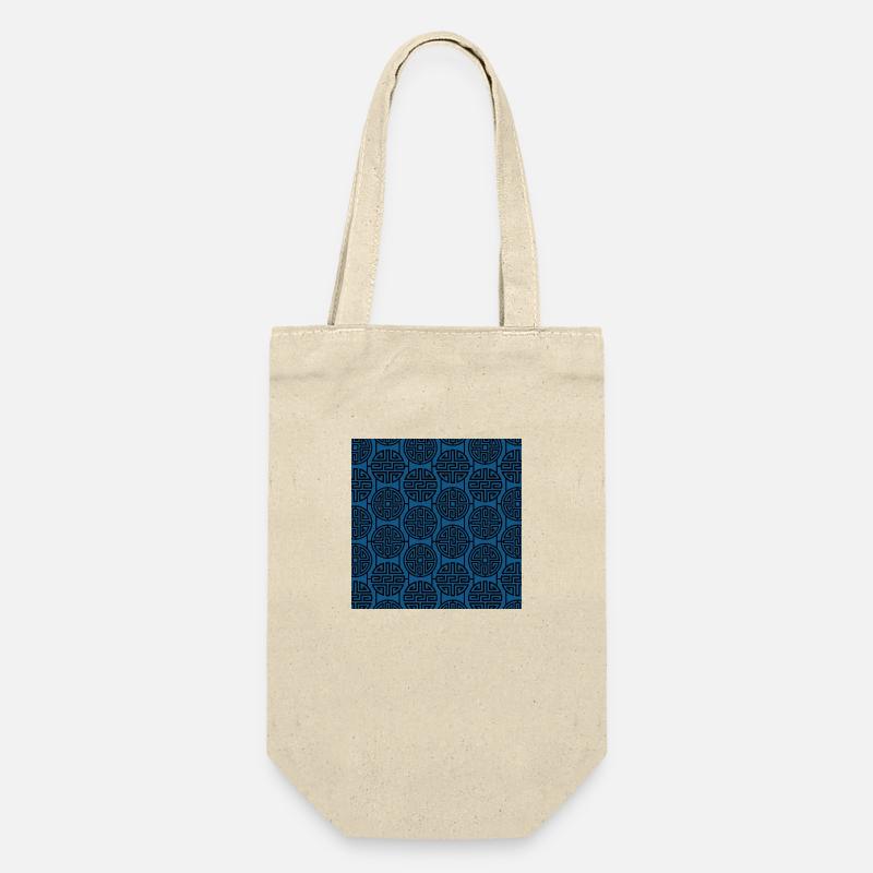 Chinese pattern - Gift Bag for Bottles - nature