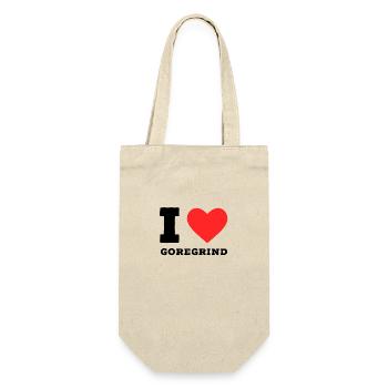 I love goregrind - Gift Bag for Bottles - nature - Front