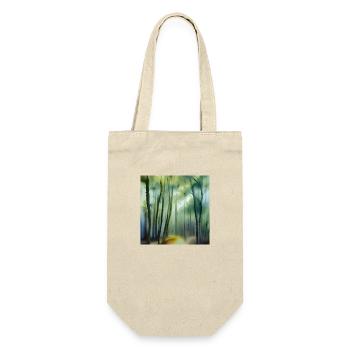 Fog in the water color forest - Gift Bag for Bottles - nature - Front