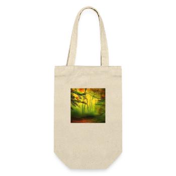 Forest watercollor artwork - Gift Bag for Bottles - nature - Front