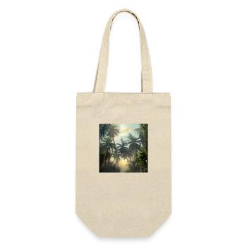 Jungle with palm trees - Gift Bag for Bottles - nature - Front