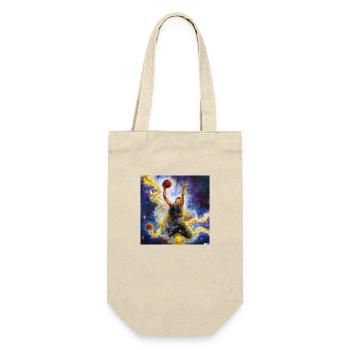 expressive painting of a basketball - Gift Bag for Bottles - nature - Front