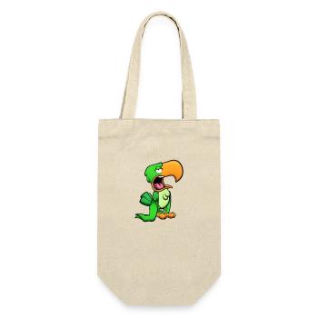 Perroquet vert ennuyé - Sac à bouteille - nature - Devant
