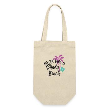 No one likes a Shady Beach - Gift Bag for Bottles - nature - Front