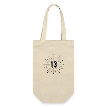 13th Starred Anniversary - 13 Year Gift - Gift Bag for Bottles - nature - Front
