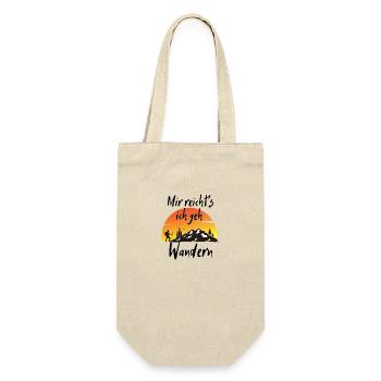 Mir reicht's ich geh Wandern Wander Spruch lustig - Geschenkbeutel für Flaschen - Natur - Vorne