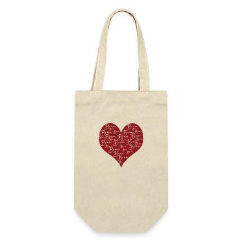 Be mine red - Gift Bag for Bottles - nature - Front