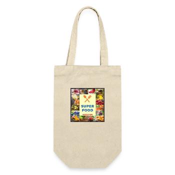 SUPER FOOD BOOSTER - Geschenkbeutel für Flaschen - Natur - Vorne