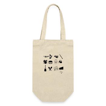 musical instrument - Gift Bag for Bottles - nature - Front