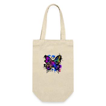butterfly graffiti - Geschenkbeutel für Flaschen - Natur - Vorne
