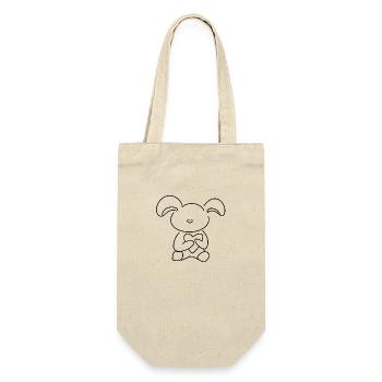 Rabbit Teddy animal symbol - Gift Bag for Bottles - nature - Front