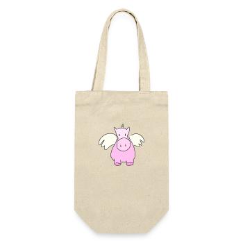 Unicorn Animal Cartoon Horse - Gift Bag for Bottles - nature - Front