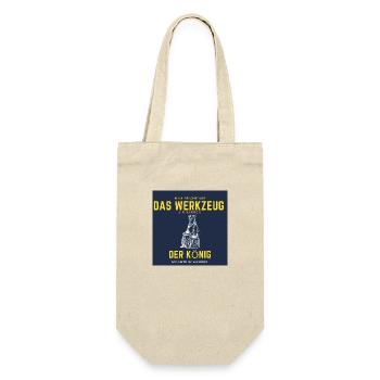 Man reiche mir da werkzeug ihr narren - Geschenkbeutel für Flaschen - Natur - Vorne