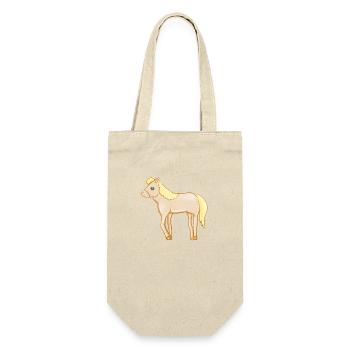 Pferd cartoon symbol tier - Geschenkbeutel für Flaschen - Natur - Vorne