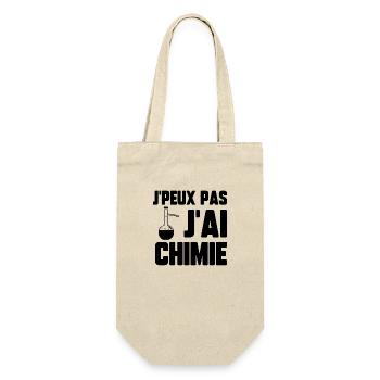 J’peux pas j’ai chimie - Sac à bouteille - nature - Devant