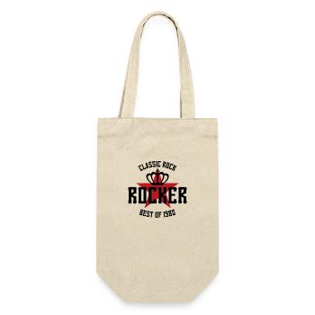 ROCKER STAR BEST OF 1980 - Geschenkbeutel für Flaschen - Natur - Vorne