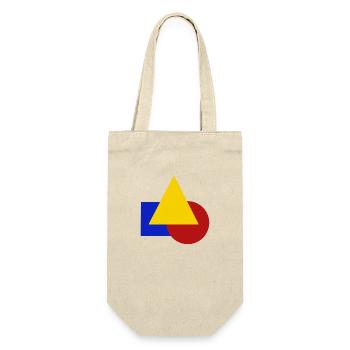 Geometric - Gift Bag for Bottles - nature - Front