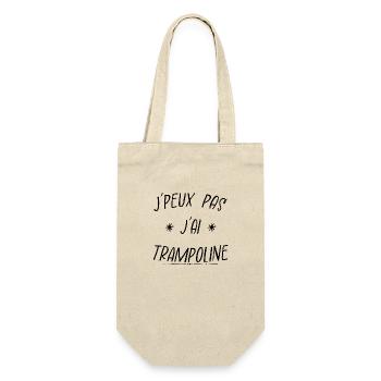 j'peux pas j'ai trampoline - Sac à bouteille - nature - Devant