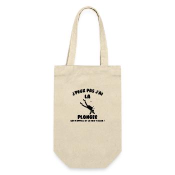 J’peux pas j’ai plongée - Sac à bouteille - nature - Devant