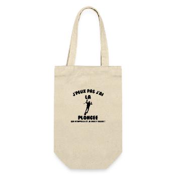 J’peux pas j’ai plongée - Sac à bouteille - nature - Devant