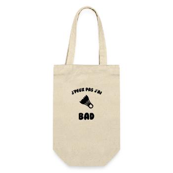 J’peux pas j’ai bad - Sac à bouteille - nature - Devant