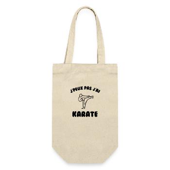 J’peux pas j’ai karaté - Sac à bouteille - nature - Devant