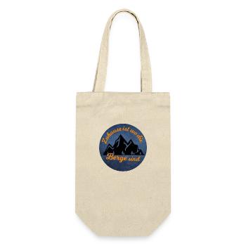 Adventure Travel Hiking Mountain - Geschenkbeutel für Flaschen - Natur - Vorne