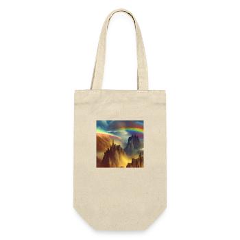 Rainbow on mountain - Gift Bag for Bottles - nature - Front