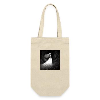 Lady blache contemplating the stars - Gift Bag for Bottles - nature - Front