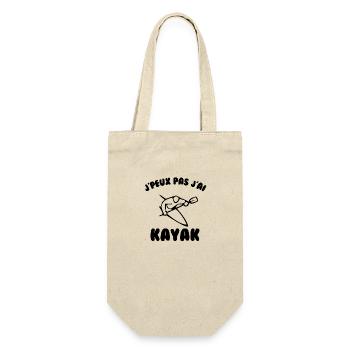 J’peux pas j’ai kayak - Sac à bouteille - nature - Devant