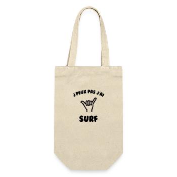 J’peux pas j’ai surf - Sac à bouteille - nature - Devant