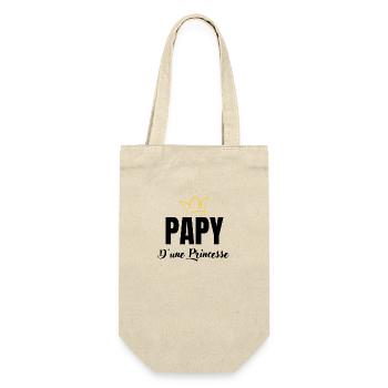 papy d'une princesse - Sac à bouteille - nature - Devant
