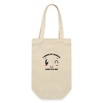 I paused my favorite anime to be here - Sac à bouteille - nature - Devant
