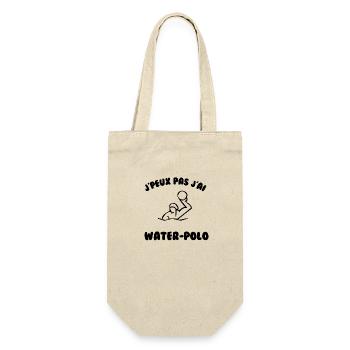 J’peux pas j’ai waterpolo - Sac à bouteille - nature - Devant