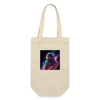 Astronaut in the Space Nebula - Gift Bag for Bottles - nature - Front
