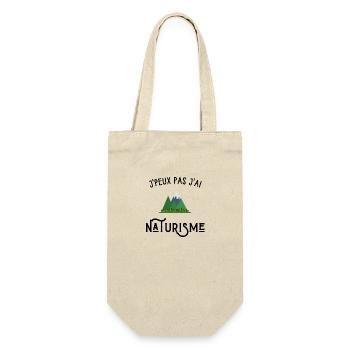 je peux pas j'ai naturisme - Sac à bouteille - nature - Devant