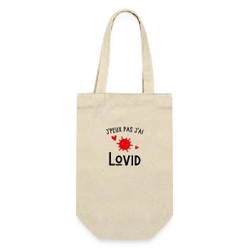 je peux pas j'ai lovid - Sac à bouteille - nature - Devant
