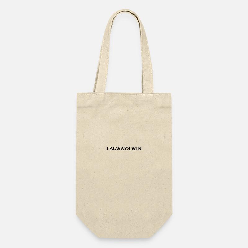 I always win - Geschenkbeutel für Flaschen - Natur