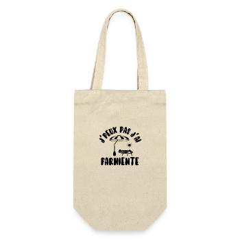 J’peux pas j’ai farniente - Sac à bouteille - nature - Devant