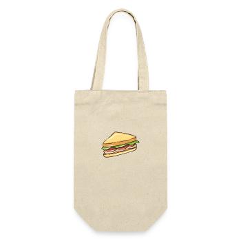 Sandwich - Gift Bag for Bottles - nature - Front