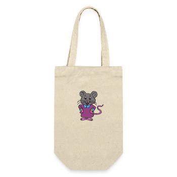 Mili the little mouse - Gift Bag for Bottles - nature - Front