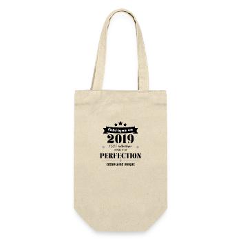 fabriqué en 2019 - Sac à bouteille - nature - Devant
