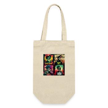 Strange new world in Cyber Punk - Gift Bag for Bottles - nature - Front